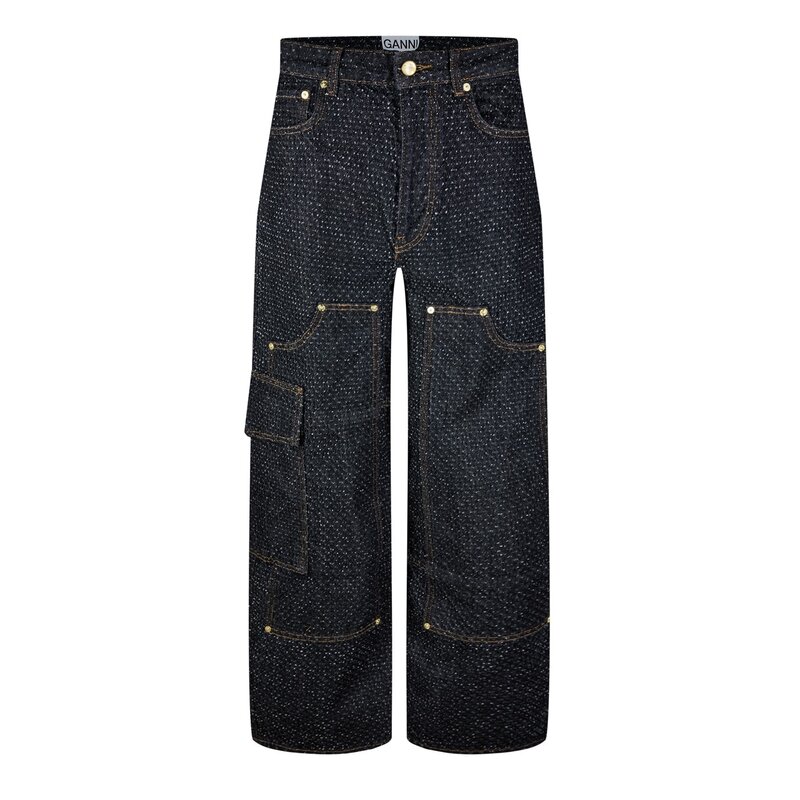 楽天市場】ガニー パンツ デニム ブルー レディース GANNI J1641 565