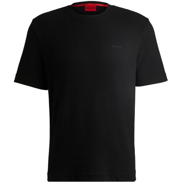 フューゴ メンズ トップス Tシャツ Hugo Austin T-Shirt 10267482 01 Black 001 ブラック