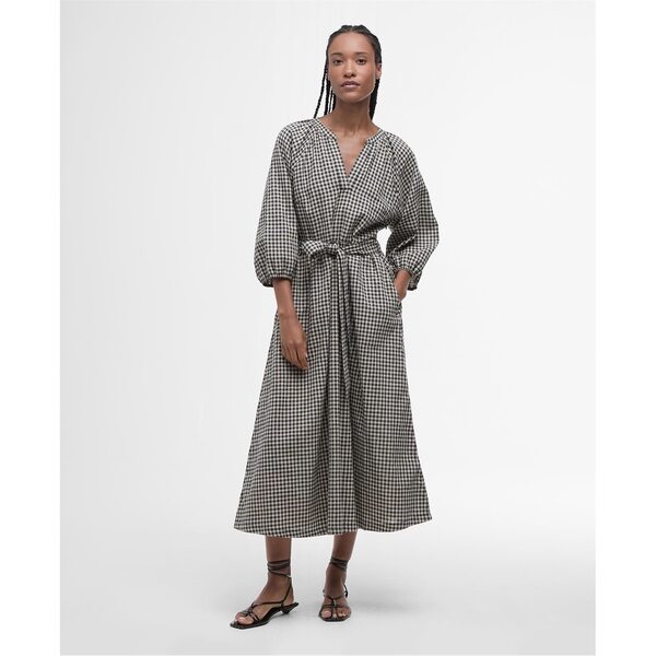 バブアー レディース トップス ワンピース ミディワンピース ミディ Barbour B.Li Suri Midi Dress Ld52 Dark Navy/Sand ネイビー