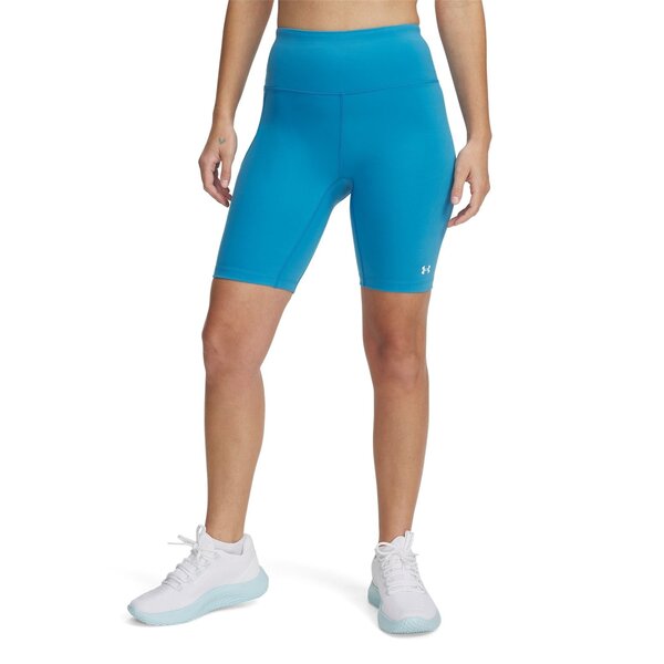 アンダーアーマー レディース ボトムス ハーフパンツ・ショーツ Under Armour Armour Motion Bike Short Emea Gym Womens Ether Blue/Whit ブルー