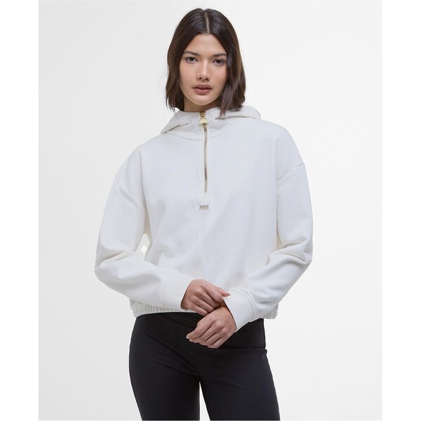 バブアー レディース アウター パーカー・スウェット パーカー Barbour International B.Int Priya Hoodie Ld52 Neutral|ReVida 店