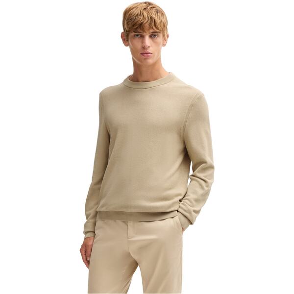 雇い主 メンズ アウター 編み物・プルオーバー Boss Ecaio-P 10255187 01 Light Beige 275 ベージュ