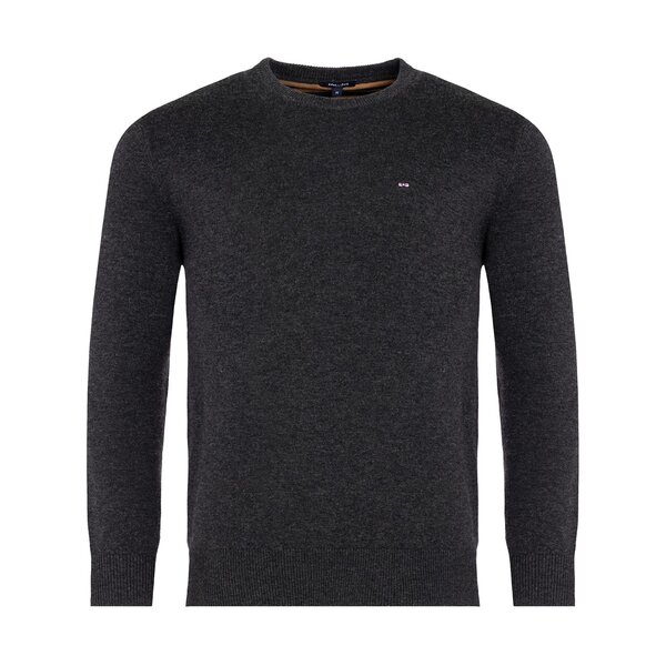 エデン運動場 メンズ アウター 編み物・プルオーバー 毛糸 Eden Park Light blue wool mix jumper GRF7 青味