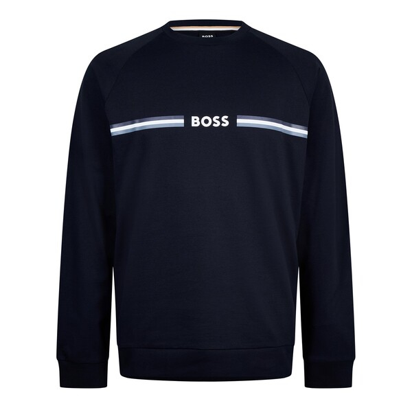 元締め メンズ アウター パーカー・スウェット 流汗 プルオーバー Boss Authentic Sweatshirt 10269562 Navy 403 米国海軍