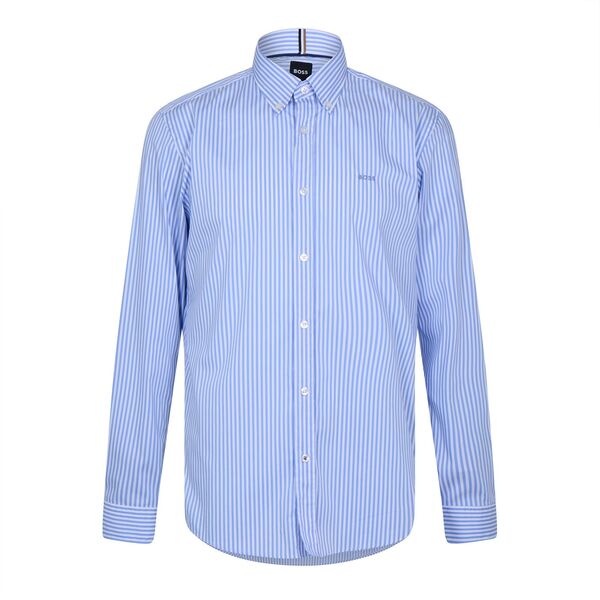 ボス メンズ トップス シャツ Boss H-Roan-Bd-E-C1-243 10262111 01 Lt Pas Blue 450 ブルー｜ReVida 店