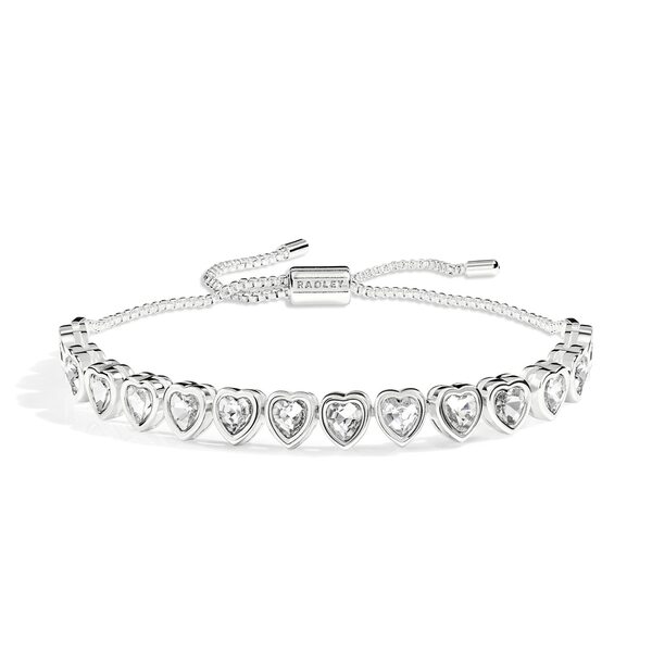 ラドリー レディース アクセサリー ブレスレット・バングル・アンクレット Radley Silver Plated Heart Stone Set Bracelet Silver シルバー