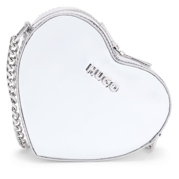 フューゴ レディース バッグ ハンドバッグ Hugo Love Crossbody-L 10269709 01 Silver シルバー