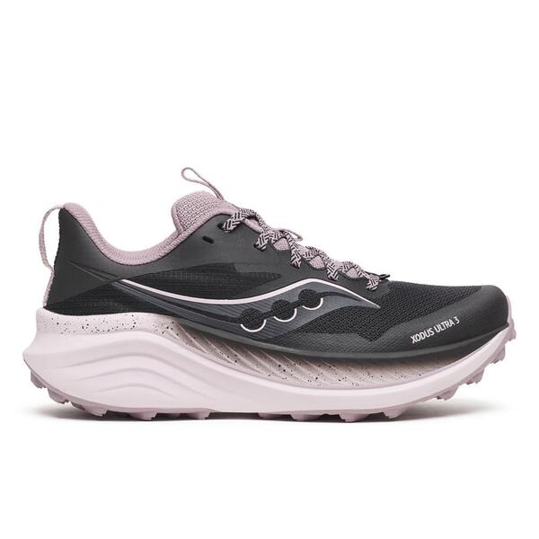 サッカニー レディース シューズ スニーカー Saucony Xodus Ultra 3 Black/Quail ブラック