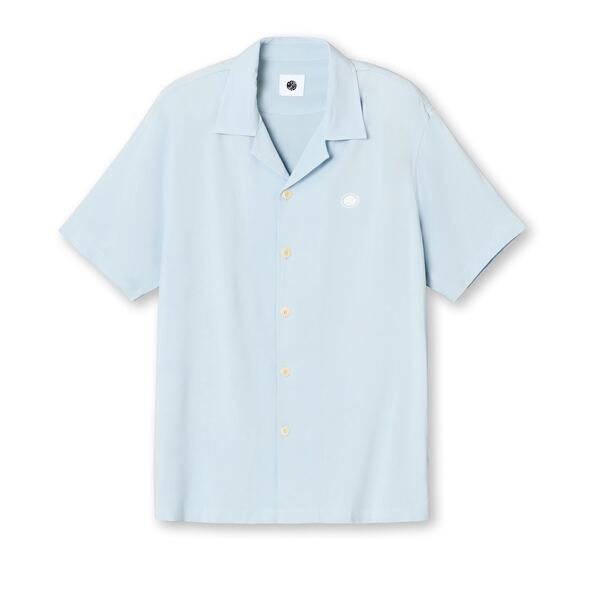 プレティグリーン メンズ トップス Tシャツ Pretty Green Plain Short Sleeve Shirt Blue ブルー｜ReVida 店