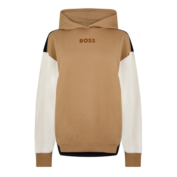 ボス レディース アウター パーカー・スウェット Boss Econy_blocked 10203063 01 Med Beige ベージュ
