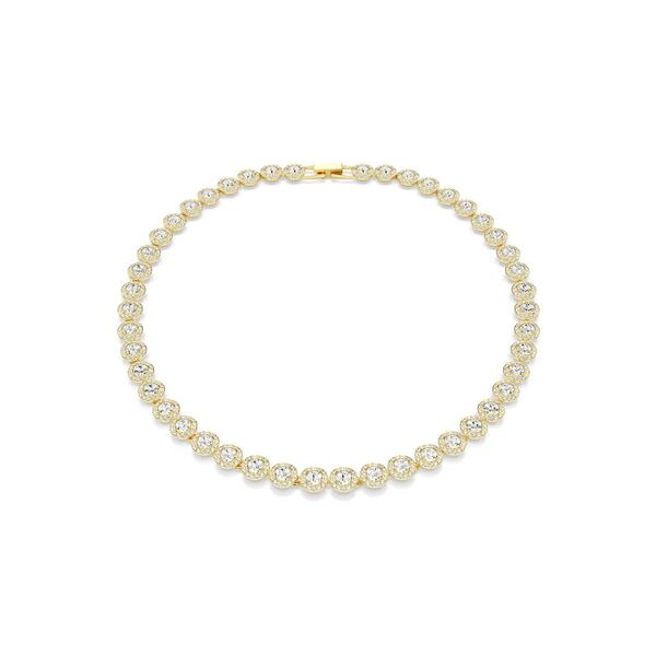 スワロフスキー レディース アクセサリー ネックレス・チョーカー・ペンダントトップ レース Swarovski Angelica Tennis Necklace Gold/Crystal ゴールド