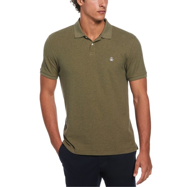 一風変わったペンギン メンズ トップス スポーツシャツ Original Penguin Daddy Polo Shirt Dsty Olive Hthr オリーブ