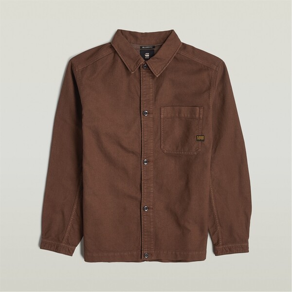 ジースター メンズ トップス シャツ G Star One Pocket Relaxed Shirt Dk Plum プラム
