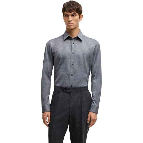 ボス メンズ トップス シャツ Boss C-Roan-Kent-C1-243 10267928 01 Dark Blue 404 ブルー
