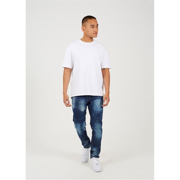 ブレーブソウル メンズ ボトムス デニムパンツ Brave Soul Splat Skinny Jean Blue ブルー