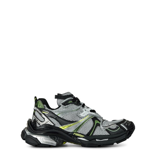 バレンシアガ メンズ シューズ スニーカー BALENCIAGA Bal Runner 2 Sn52 Silver/Grey グレー|ReVida 店