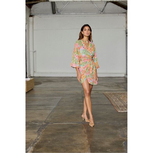 ネバーフリードレスド レディース トップス ワンピース フラワー柄 ミニ フラワー Never Fully Dressed Floral Mini Vienna Dress Multi マルチカラー
