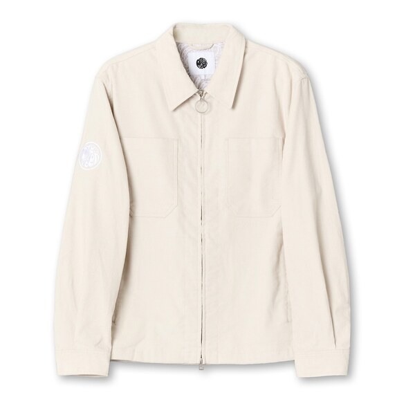プレティグリーン メンズ アウター ジャケット・ブルゾン Pretty Green PG Prestwich Cord OS Sn61 Stone ストーン