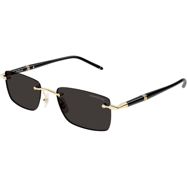 モンブラン メンズ 付属物 サングラス・アイウェア Montblanc MB0344S-001 Sunglasses Black 黒いこと