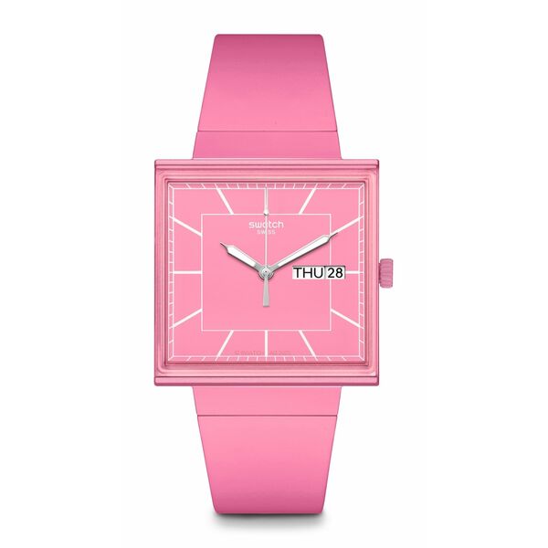 スウォッチ メンズ アクセサリー 腕時計 Swatch What If? Watch Pink ピンク