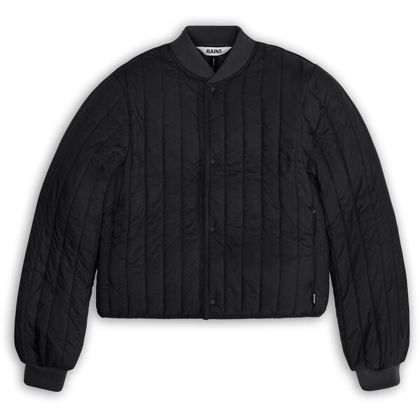 レインズ レディース アウター 上衣・上衣 上衣 Rains Banja Liner Bomber Jacket 01 Black 黒いこと