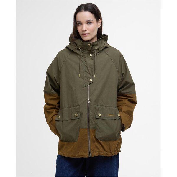 バブアー レディース アウター ジャケット・ブルゾン ジャケット Barbour Hayley Showerproof Jacket Dusk Green/Tart グリーン