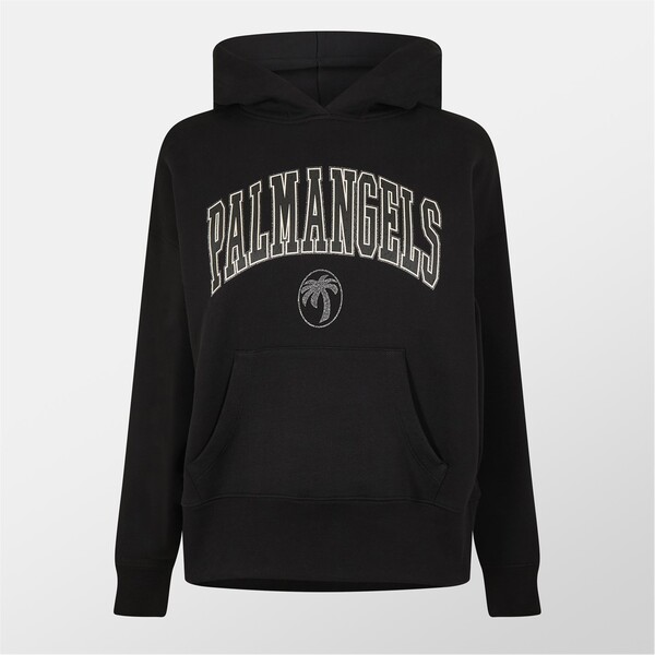 パーム・エンジェルス レディース アウター パーカー・スウェット パーカー PALM ANGELS College Hoodie Black ブラック|ReVida 店