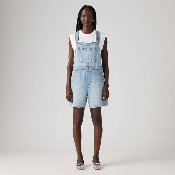 リーバイス レディース ボトムス ハーフパンツ・ショーツ トール Levis Utility Shortall Summer Job Summer Job