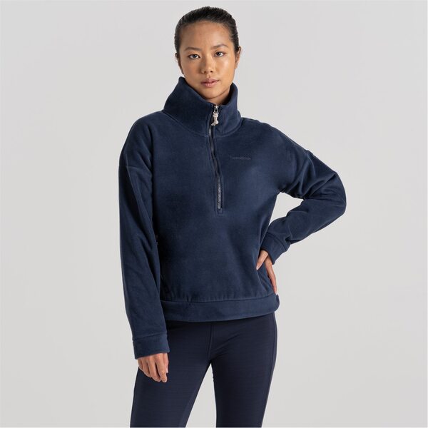 クラッグホッパーズ レディース アウター パーカー・スウェット キャップ Craghoppers Crag Caprice H Zip Ld99 Blue Navy ネイビー