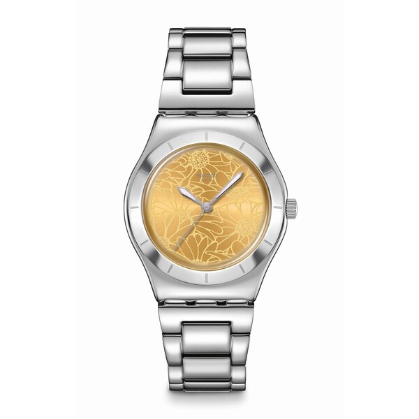 スウォッチ メンズ アクセサリー 腕時計 Swatch Petal Swirl 53 Yellow イエロー