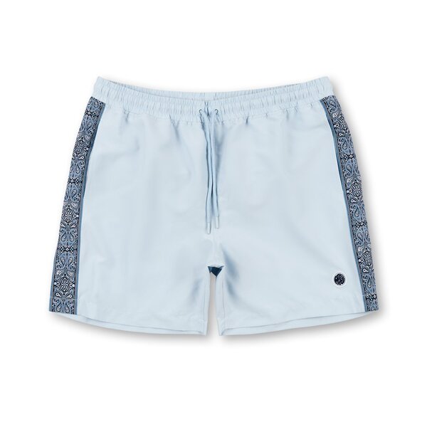 プレティグリーン メンズ 水着 ハーフパンツ・ショーツ ショートパンツ Pretty Green Eclipse Paisley Swim Shorts Light Blue ブルー
