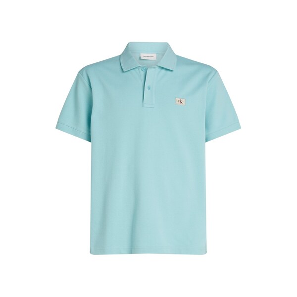 カルバンクライン メンズ トップス ポロシャツ Calvin Klein Jeans WOVEN LABEL POLO Fresh Mint ミント