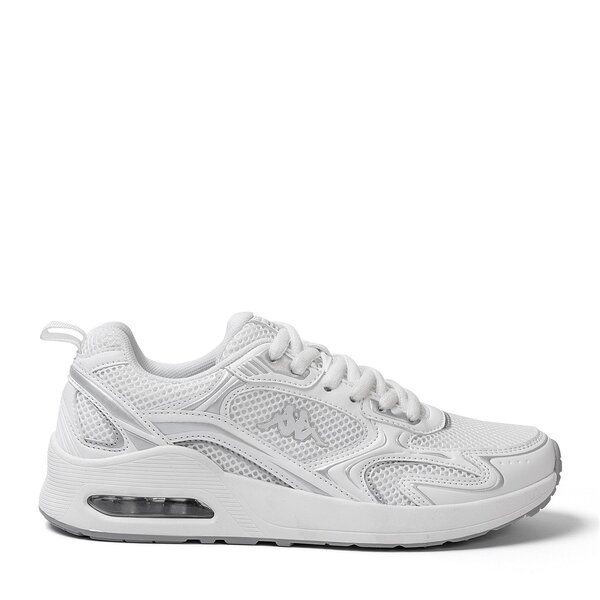 カッパ レディース シューズ スニーカー Kappa Sole Women Trainers Wht/Silver シルバー