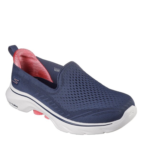 スケッチャーズ レディース シューズ スニーカー Skechers Hyper Womens Trainers Navy/Coral 米国海軍