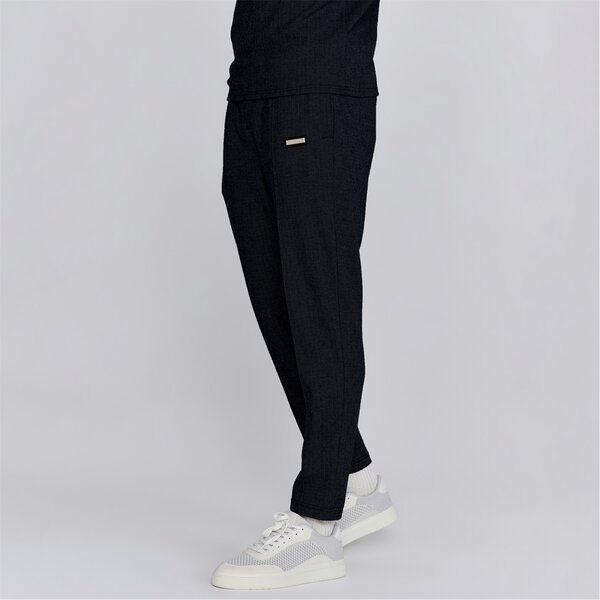 シックシルク メンズ ボトムス 心地よいズボン下 ジョガーパンツ SikSilk Smart Joggers Mens Black 黒いこと