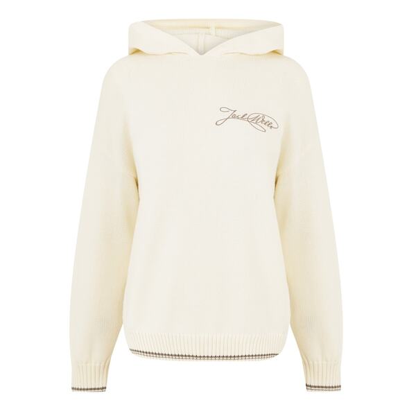 ジャック ウィルス レディース アウター パーカー・スウェット ニット Jack Wills Knit Hoody Vintage White ホワイト