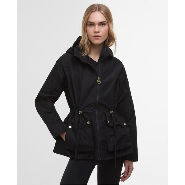 バブアー レディース アウター 上衣・上衣 上衣 Barbour International International Rollcage Showerproof Jacket Black 黒いこと
