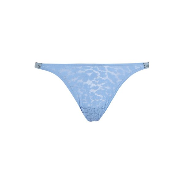 カルバンクライン レディース アンダー御召しもの ズボン下 綿織物 スピード競技 Calvin Klein Modern Cotton Lace Thong Glacier