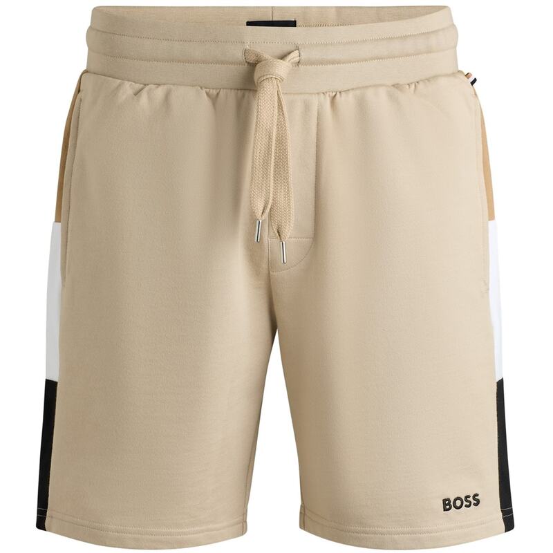 ボス メンズ ボトムス ハーフパンツ・ショーツ ショートパンツ Boss Iconic Shorts 10269546 01 Light Beige 275 ベージュ
