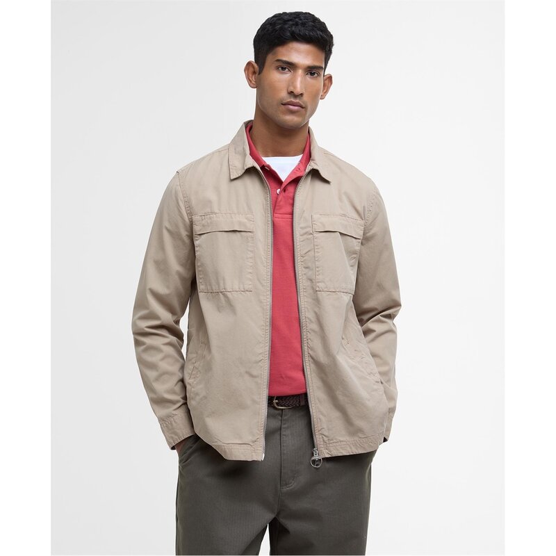 バブアー メンズ トップス シャツ Barbour Glendale Overshirt Stone ST17 ストーン 26,134円