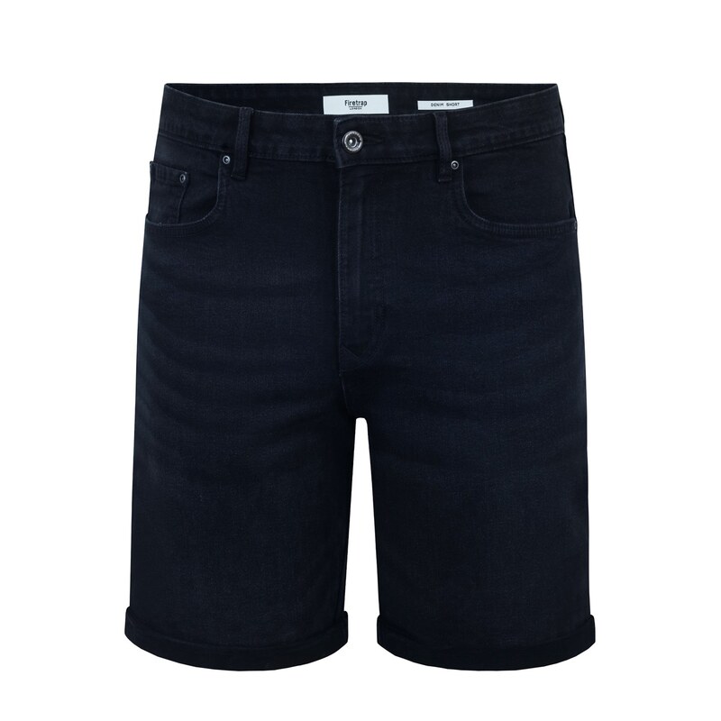 ファイヤートラップ メンズ ボトムス ハーフパンツ・ショーツ ショートパンツ デニム Firetrap Denim Shorts Mens Black ブラック