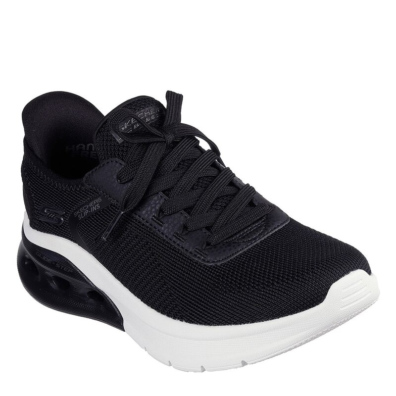 スケッチャーズ レディース シューズ スニーカー Skechers Bobs Arc Waves 2.0 Runners Womens Black/White ホワイト