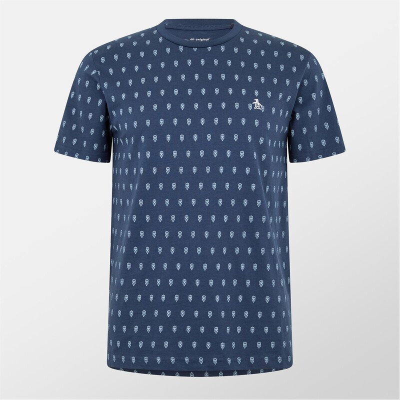 オリジナルペンギン メンズ トップス シャツ Original Penguin Mnml Prnt T Sn99 Yale