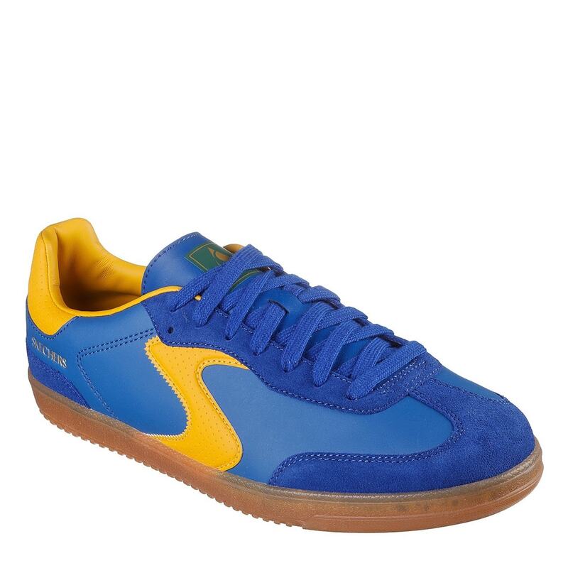 スケッチャーズ メンズ シューズ スニーカー Skechers Hotshot Runners Mens Blue/Yellow ブルー