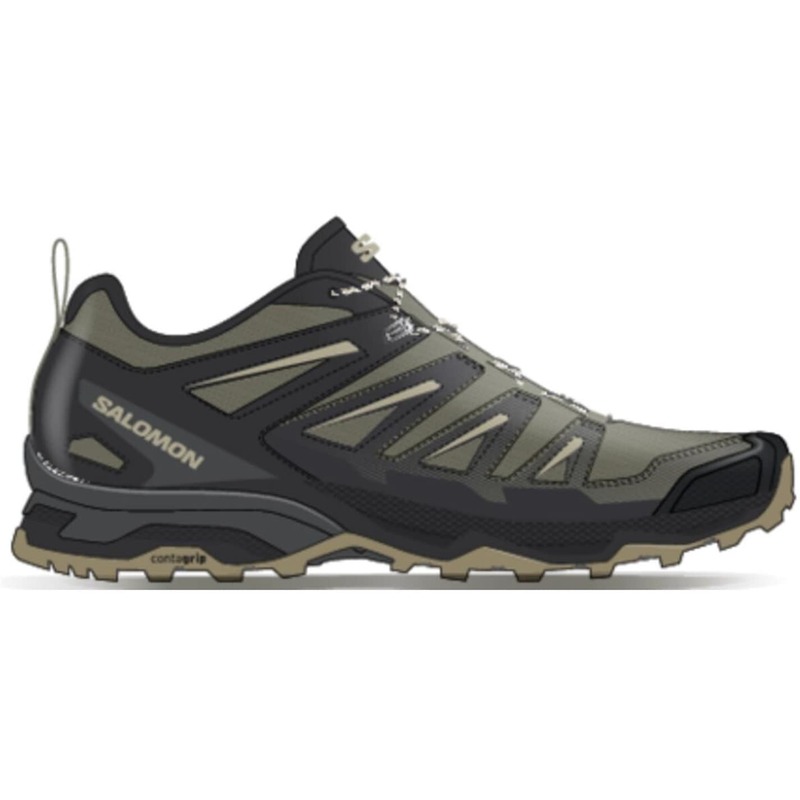 サロモン メンズ シューズ ブーツ・レインブーツ Salomon X ULTRA PRIME 2 Dlicgr/Black/Kelp Lichen/Black ブラック