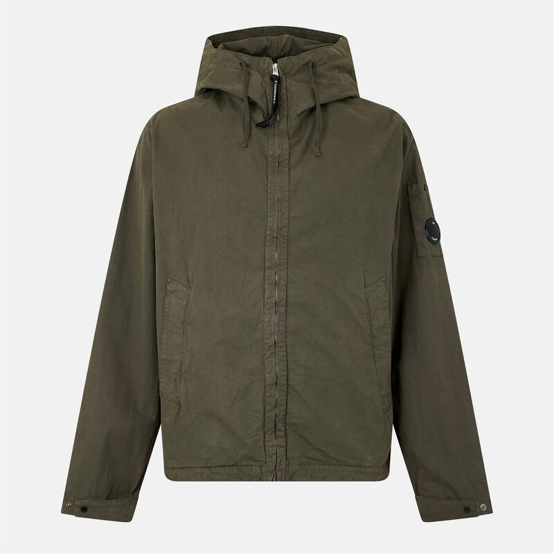 シーピーカンパニー メンズ アウター ジャケット・ブルゾン ジャケット CP COMPANY Garment Dyed Jacket Ivy Green 683 グリーン｜ReVida 店