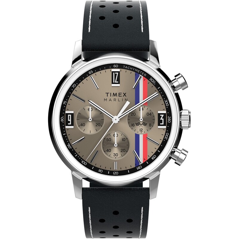 タイ王国メックス メンズ 付属品 ウオッチ Timex Marlin Quartz Watch Brown/Silver 赤銅色 メンズ腕時計-腕時計