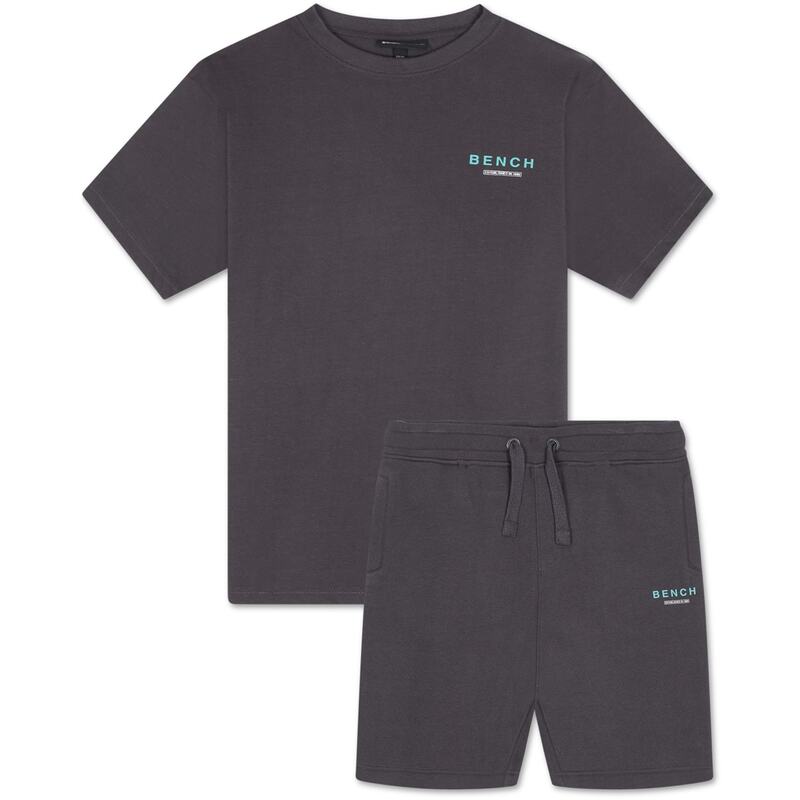 ベンチ メンズ トップス シャツ Tシャツ Bench Malemtee Short Set Dark Grey グレー