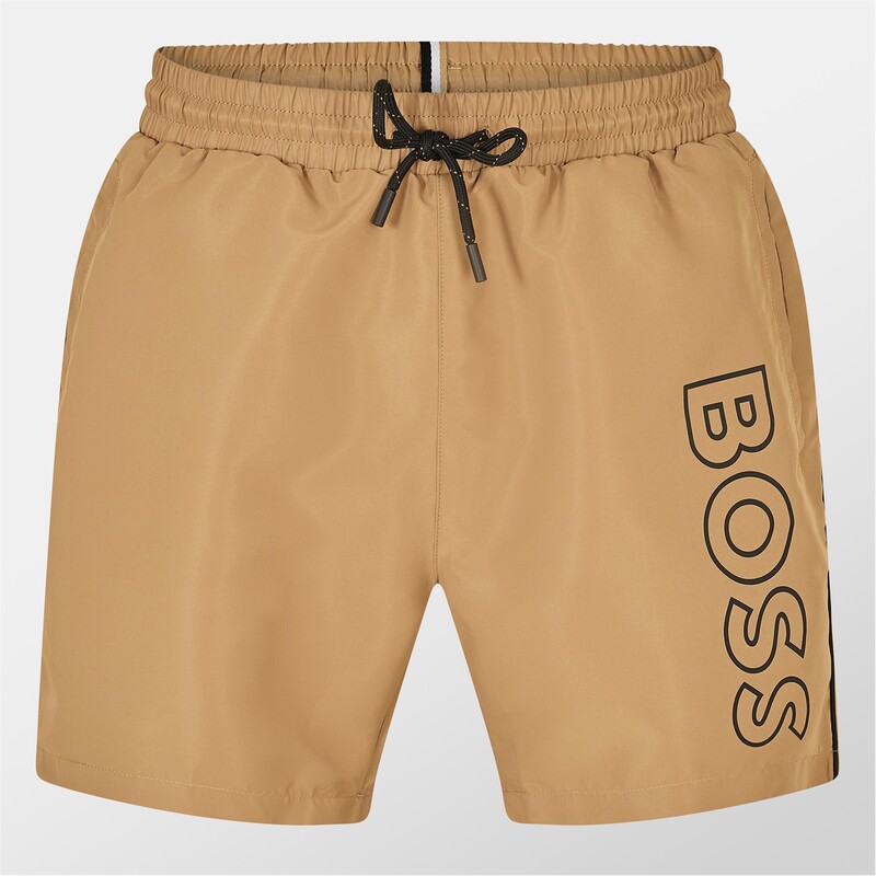 ボス メンズ 水着 ハーフパンツ・ショーツ ショートパンツ Boss Swim Shorts Mens Camel/Black 260 ブラック