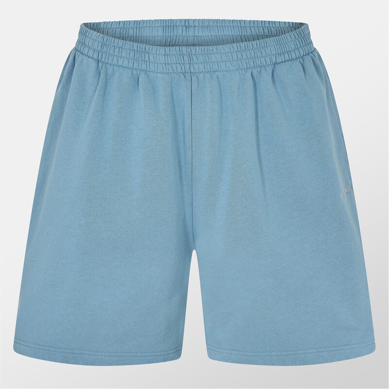 バレンシアガ メンズ ボトムス ハーフパンツ・ショーツ ショートパンツ ジャージー BALENCIAGA Bal Jersey Shorts Sn52 Grey Blue グレー｜ReVida 店